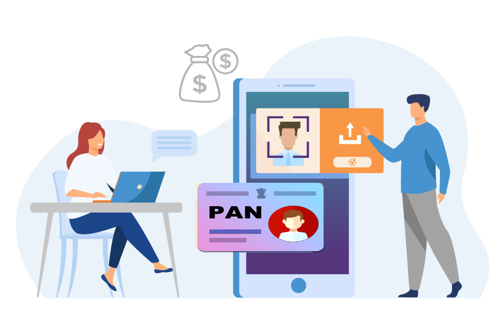 Illustration: Paperless PAN service